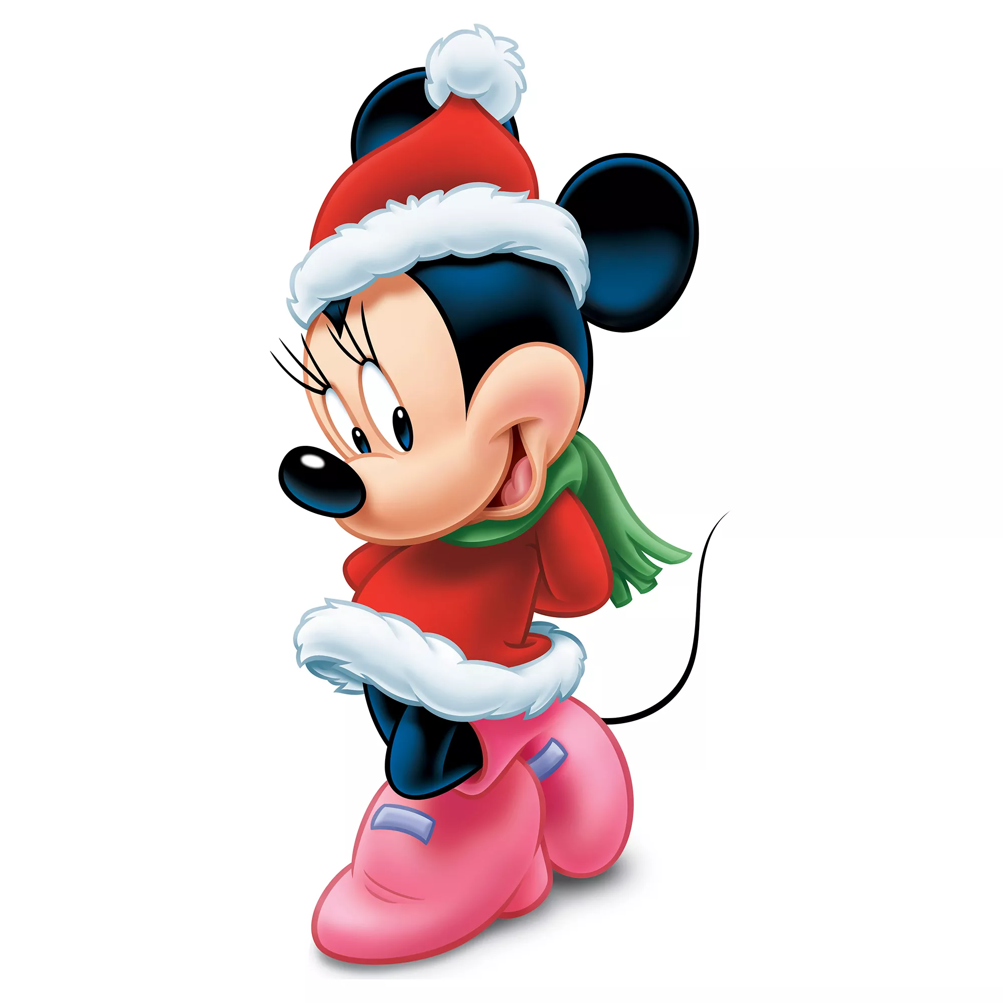 Minnie vo vianočnom oblečení